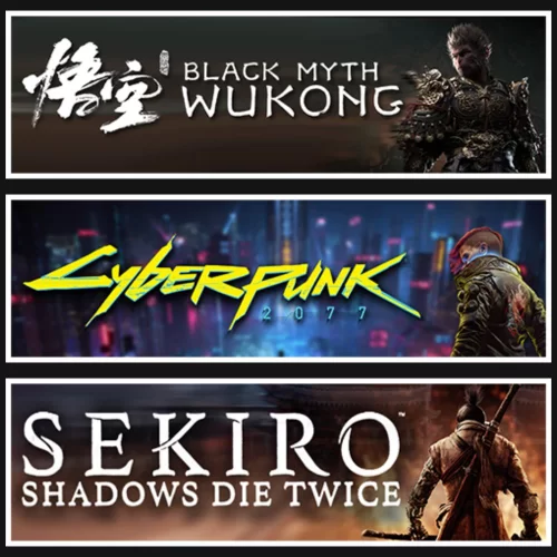  Black Myth Wukong +Cyberpunk +Sekiro